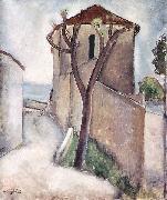 Amedeo Modigliani Baum und Haus Germany oil painting artist